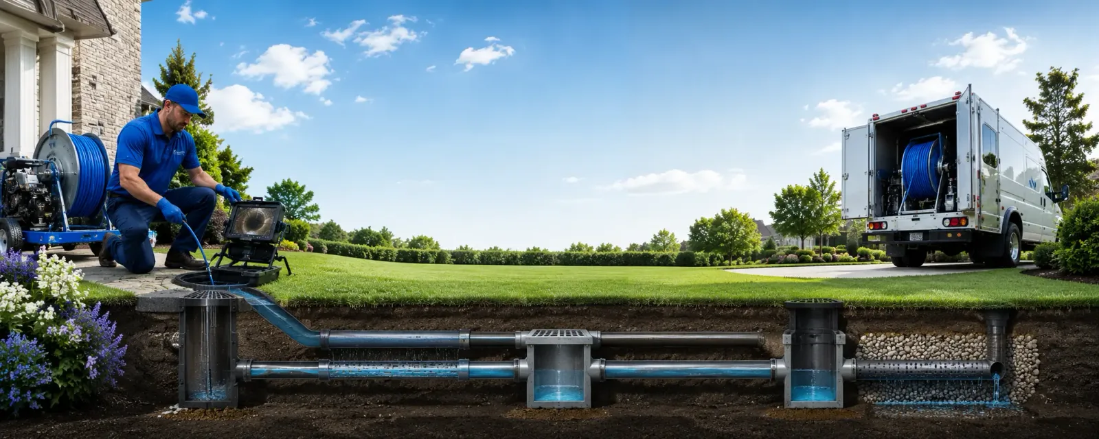 Outdoor drain cleaning information for Port Royal, VA